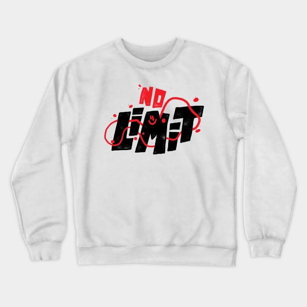 No limit Crewneck Sweatshirt by AION